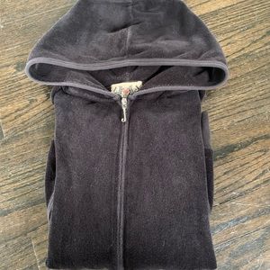 Black Juicy Couture zip up